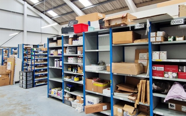 03 - Norwich Heating and Plumbing Trade Counter - Plenty of products in stock